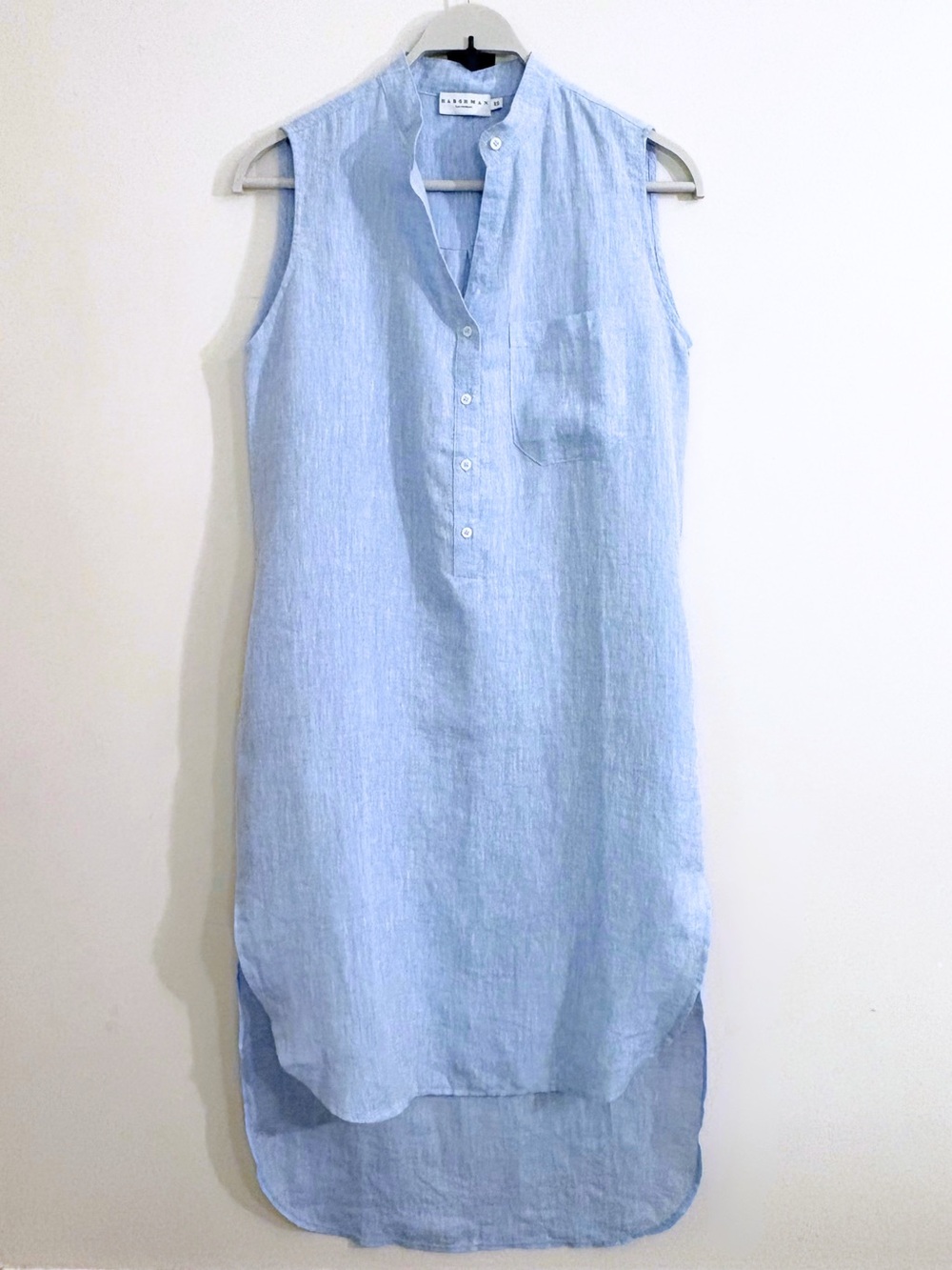 Harshman Durrant Linen Popover Shirt Dress - Picture 2 of 14